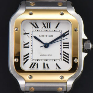 Santos de Cartier Medium 35mm BVF YG/SS White Dial YG/SS Bracelet MIYOTA 9015