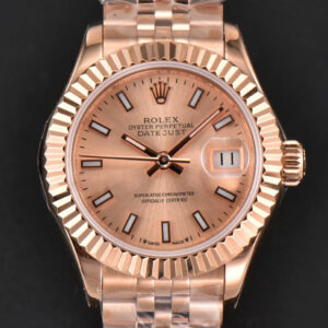 DateJust 28MM Ladies WF RG RG Dial Lume Marker Jubilee Bracelet A2236