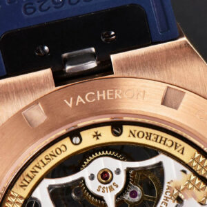 Overseas Tourbillon 6000V 42.5mm RG BBRF Blue Dial Blue Rubber Strap Tourb - Image 18