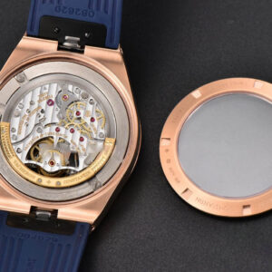 Overseas Tourbillon 6000V 42.5mm RG BBRF Blue Dial Blue Rubber Strap Tourb - Image 19