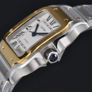 Santos de Cartier Medium 35mm BVF YG/SS White Dial YG/SS Bracelet MIYOTA 9015 - Image 11