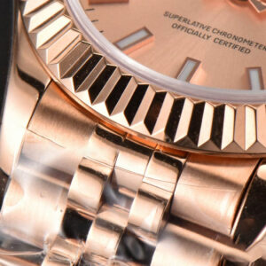 DateJust 28MM Ladies WF RG RG Dial Lume Marker Jubilee Bracelet A2236 - Image 3