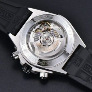 Chronomat B01 42mm BLSF Black Bezel Orange Dial Black Subdial Rubber Strap 7750 - Image 25
