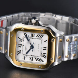 Santos de Cartier Medium 35mm BVF YG/SS White Dial YG/SS Bracelet MIYOTA 9015 - Image 13