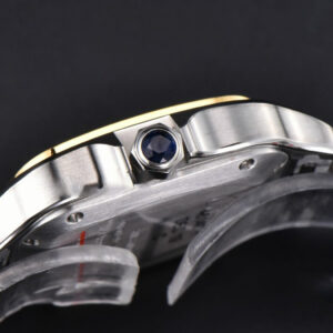 Santos de Cartier Medium 35mm BVF YG/SS White Dial YG/SS Bracelet MIYOTA 9015 - Image 14