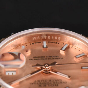 DateJust 28MM Ladies WF RG RG Dial Lume Marker Jubilee Bracelet A2236 - Image 7