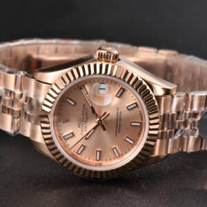 DateJust 28MM Ladies WF RG RG Dial Lume Marker Jubilee Bracelet A2236 - Image 8