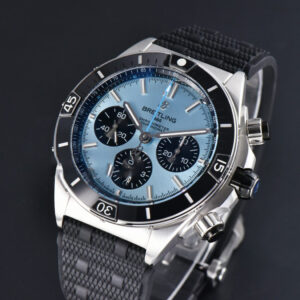 Chronomat B01 44mm BLSF Black Bezel Blue Dial Black Subdial Rubber Strap 7750 - Image 19