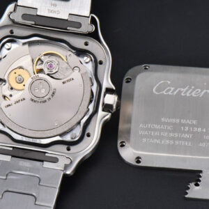 Santos de Cartier Medium 35mm BVF YG/SS White Dial YG/SS Bracelet MIYOTA 9015 - Image 24