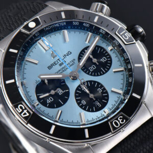 Chronomat B01 44mm BLSF Black Bezel Blue Dial Black Subdial Rubber Strap 7750 - Image 27