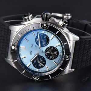 Chronomat B01 44mm BLSF Black Bezel Blue Dial Black Subdial Rubber Strap 7750 - Image 28