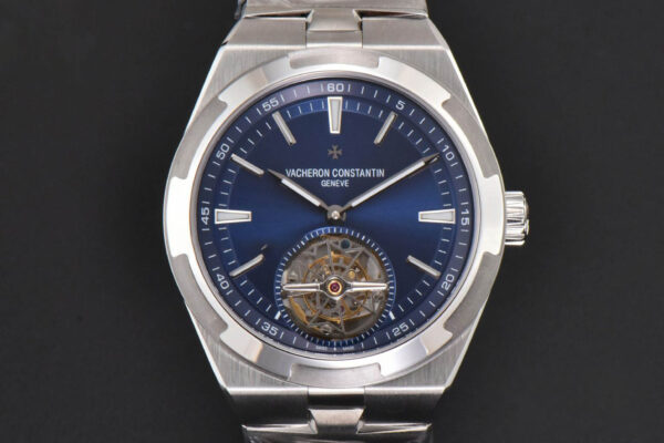 Overseas Tourbillon 6000V 42.5mm BBRF Blue Dial SS Bracelet Tourb