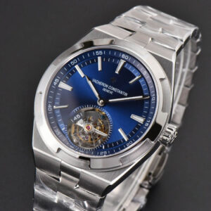 Overseas Tourbillon 6000V 42.5mm BBRF Blue Dial SS Bracelet Tourb - Image 2