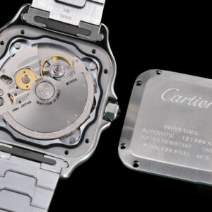 Santos de Cartier Medium 35mm BVF White Dial SS Bracelet 9015 - Image 4