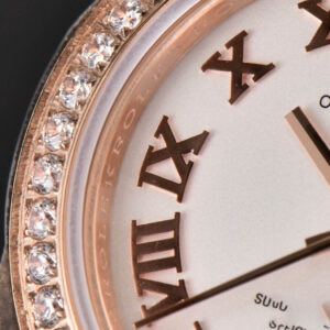 DateJust 28MM Ladies WF RG Diamond White Dial Roma Marker Jubilee Bracelet A2236 - Image 8