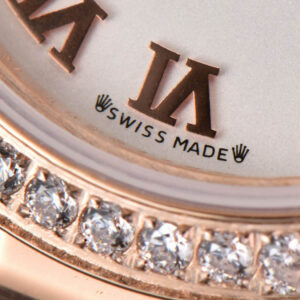 DateJust 28MM Ladies WF RG Diamond White Dial Roma Marker Jubilee Bracelet A2236 - Image 10