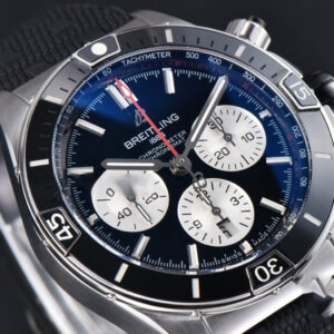 Chronomat B01 44mm BLSF Black Bezel Black Dial White Subdial Rubber Strap 7750 - Image 27