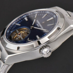 Overseas Tourbillon 6000V 42.5mm BBRF Blue Dial SS Bracelet Tourb - Image 9