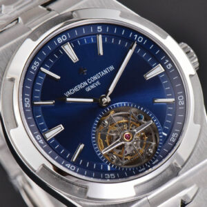 Overseas Tourbillon 6000V 42.5mm BBRF Blue Dial SS Bracelet Tourb - Image 10
