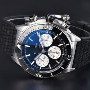Chronomat B01 44mm BLSF Black Bezel Black Dial White Subdial Rubber Strap 7750 - Image 28