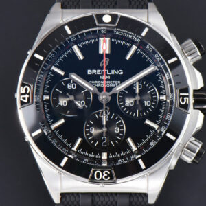 Chronomat B01 44mm BLSF Black Bezel Black Dial Rubber Strap 7750