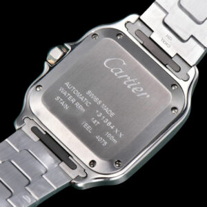 Santos de Cartier Medium 35mm BVF White Dial SS Bracelet 9015 - Image 12