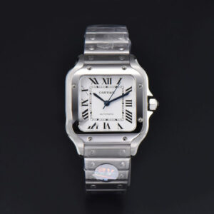 Santos de Cartier Medium 35mm BVF White Dial SS Bracelet 9015 - Image 14