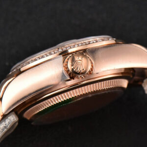 DateJust 28MM Ladies WF RG Diamond White Dial Roma Marker Jubilee Bracelet A2236 - Image 17