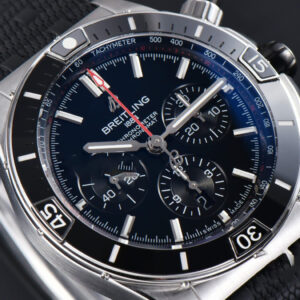 Chronomat B01 44mm BLSF Black Bezel Black Dial Rubber Strap 7750 - Image 28