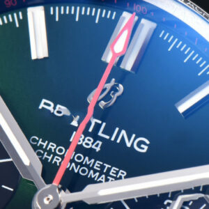 Chronomat B01 44mm BLSF Black Bezel Green Dial Rubber Strap 7750 - Image 7