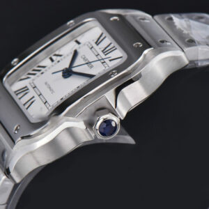 Santos de Cartier Medium 35mm BVF White Dial SS Bracelet 9015 - Image 23