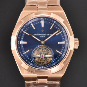 Overseas Tourbillon 6000V RG 42.5mm BBRF Blue Dial RG Bracelet Tourb