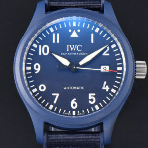 Laureus IW328101 41mm V7F Blue Ceramic Blue Dial Nylon/Rubber Strap