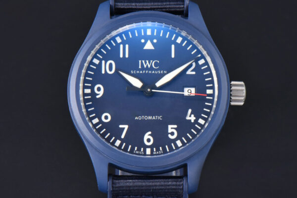 Laureus IW328101 41mm V7F Blue Ceramic Blue Dial Nylon/Rubber Strap