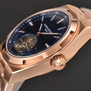 Overseas Tourbillon 6000V RG 42.5mm BBRF Blue Dial RG Bracelet Tourb - Image 3