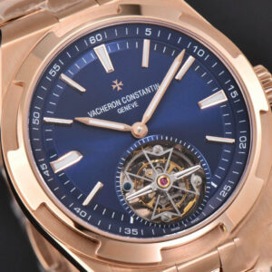 Overseas Tourbillon 6000V RG 42.5mm BBRF Blue Dial RG Bracelet Tourb - Image 4