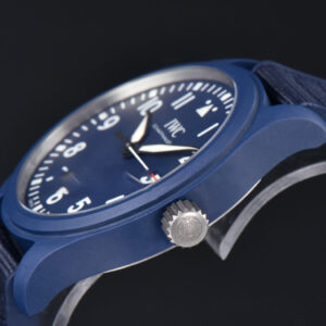 Laureus IW328101 41mm V7F Blue Ceramic Blue Dial Nylon/Rubber Strap - Image 8