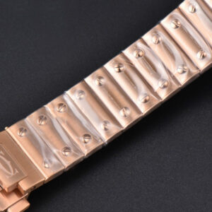 Santos de Cartier Medium 35mm BVF RG Diamond Bezel White Dial RG Bracelet MIYOTA 9015 - Image 9