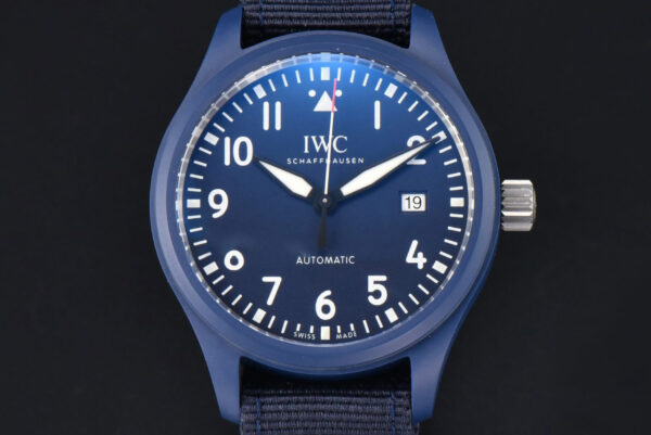 Laureus IW328101 41mm V7F Blue Ceramic Blue Dial Nylon Strap