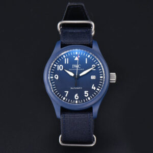 Laureus IW328101 41mm V7F Blue Ceramic Blue Dial Nylon Strap - Image 8