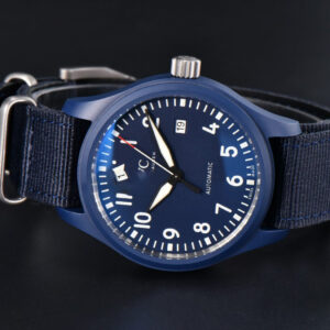 Laureus IW328101 41mm V7F Blue Ceramic Blue Dial Nylon Strap - Image 19