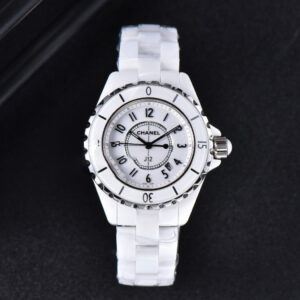 J12 38mm XF WhiteCeramic White Dial Crystal Markers On Bracelet - Image 3
