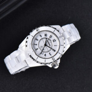 J12 38mm XF WhiteCeramic White Dial Crystal Markers On Bracelet - Image 4