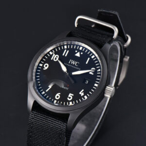Pilot Top Gun IW326901 41mm V7F Black Ceramic Black Nylon Strap A32111 - Image 13