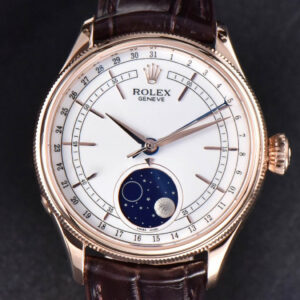 Cellini 50535 40mm Moonphase RG white dial KZF Asia 3195 Mod