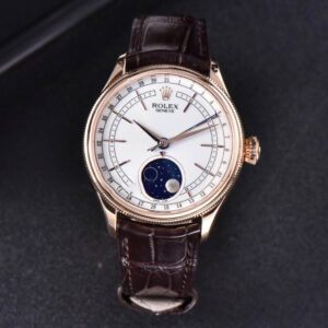 Cellini 50535 40mm Moonphase RG white dial KZF Asia 3195 Mod - Image 4