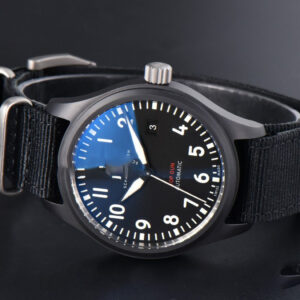 Pilot Top Gun IW326901 41mm V7F Black Ceramic Black Nylon Strap A32111 - Image 22