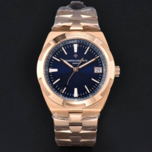 Overseas 4500V 41mm RG ZF Blue Dial RG Bracelet A5100 - Image 3
