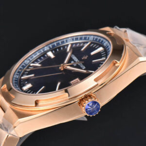 Overseas 4500V 41mm RG ZF Blue Dial RG Bracelet A5100 - Image 11