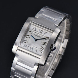Tank Francaise Medium 32mmx 27mm 8848F SS Bracelet Quartz